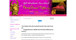 Desktop Screenshot of fengshui-tips.org